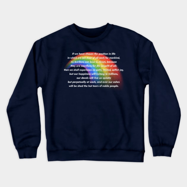 Karl Marx Quotes / Meme Design Crewneck Sweatshirt by DankFutura